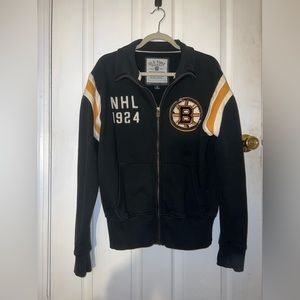 Old Time Hockey Bruins zip up sweatshirt